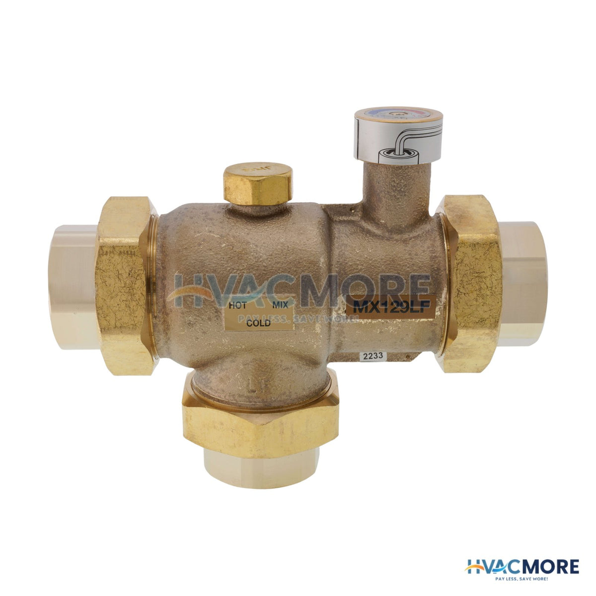 Resideo Braukmann 1-1/2" NPT MX Mixing Valve (Lead Free) MX129LF