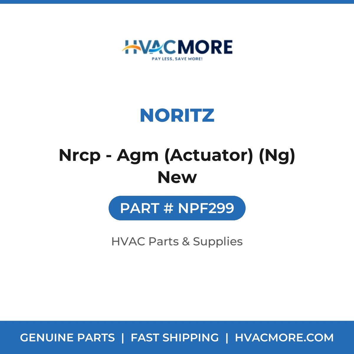 Noritz Nrcp - Agm (Actuator) (Ng) New NPF299