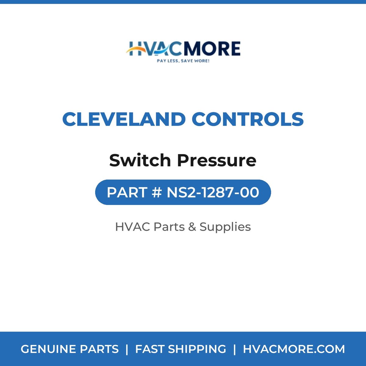Cleveland Controls Switch Pressure NS2-1287-00
