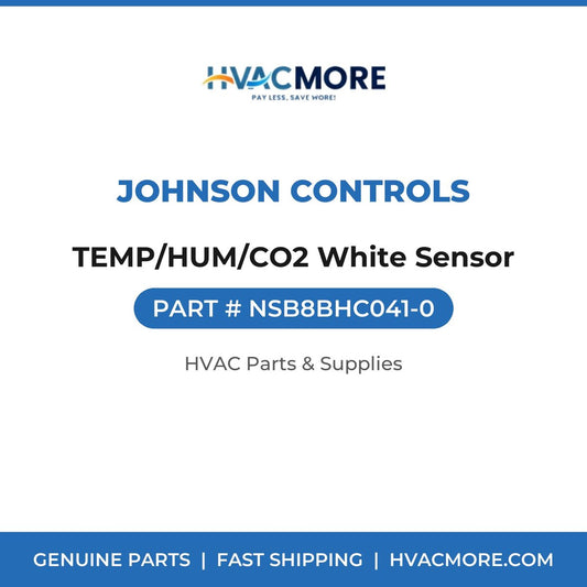Johnson Controls TEMP/HUM/CO2 White Sensor NSB8BHC041-0