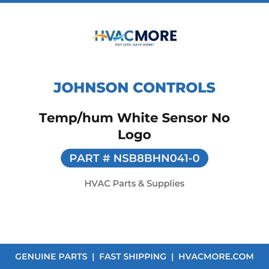 Johnson Controls Temp/hum White Sensor No Logo NSB8BHN041-0