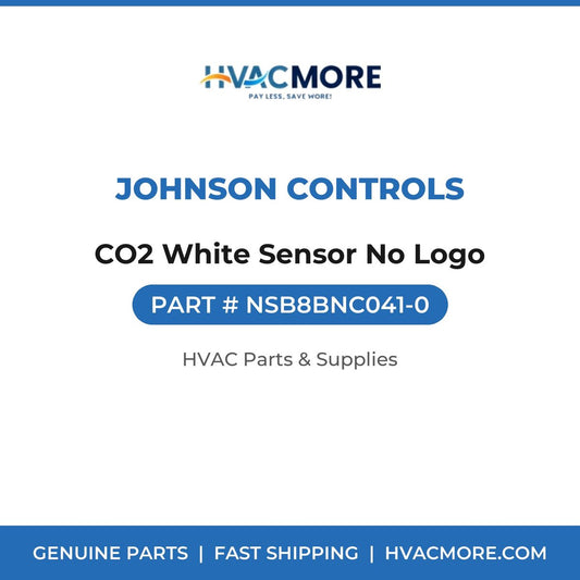 Johnson Controls CO2 White Sensor No Logo NSB8BNC041-0