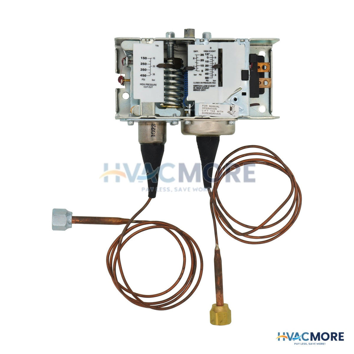 Ranco Dual Func. Refrigeration Press. Ctrl W/ 36" Cap. (150 to 450 Cut-Out PSI) O12-1502