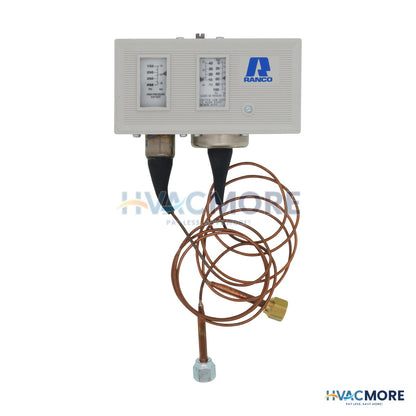 Ranco Dual Func. Refrig. Press. Ctrl W/ 36" Capillary, Auto (150 to 450 Cut-Out PSI) O12-1549