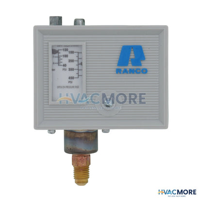 Ranco High Press. Refrigeration Control W/ 1/4" SAE Male Flare Nut (150 to 450 PSI) O16-503