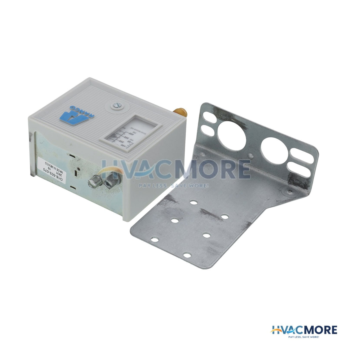 Ranco High Press. Refrigeration Control W/ 1/4" SAE Male Flare Nut (150 to 450 PSI) O16-503