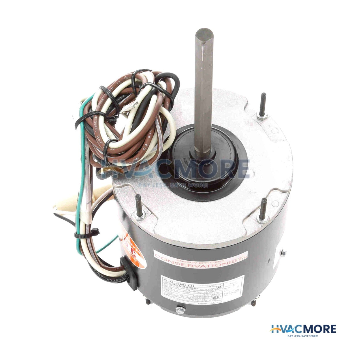 Century 5-5/8" HeatMaster Condenser Motor (460V 1075 RPM, 1/2, 1/5 HP) ORM4659BF