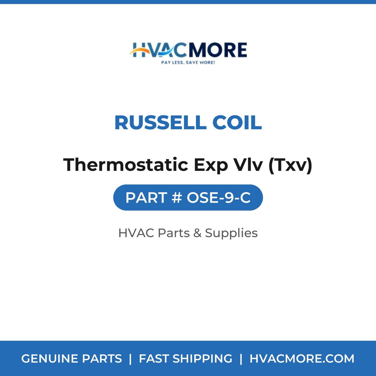 Russell Coil Thermostatic Exp Vlv (Txv) OSE-9-C
