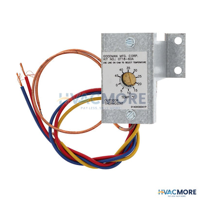 Goodman-Amana Outdoor Thermostat for Heat Pump OT18-60A