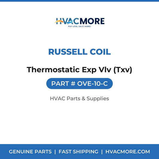 Russell Coil Thermostatic Exp Vlv (Txv) OVE-10-C