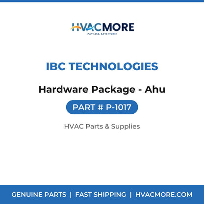 IBC Technologies Hardware Package - Ahu P-1017