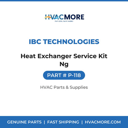 IBC Technologies Heat Exchanger Service Kit Ng P-118