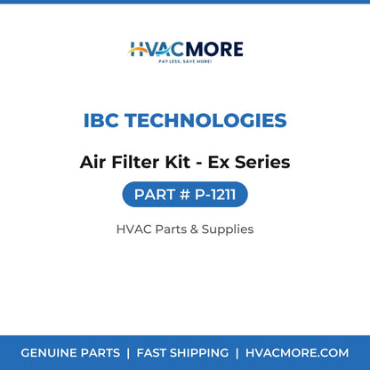 IBC Technologies Air Filter Kit - Ex Series P-1211