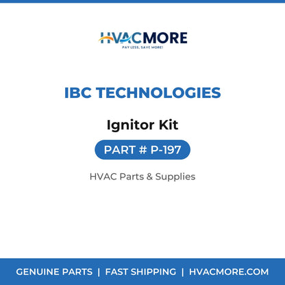 IBC Technologies Ignitor Kit P-197