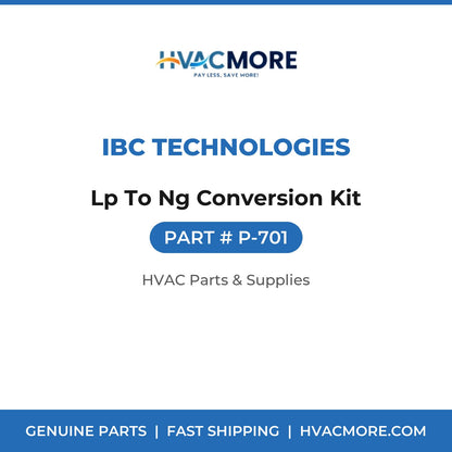 IBC Technologies Lp To Ng Conversion Kit P-701