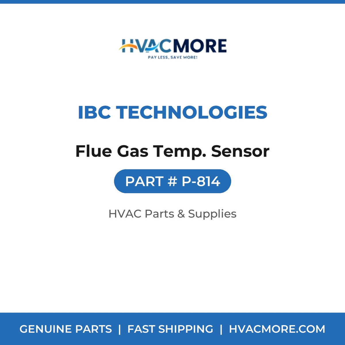 IBC Technologies Flue Gas Temp. Sensor P-814