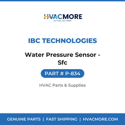 IBC Technologies Water Pressure Sensor - Sfc P-834