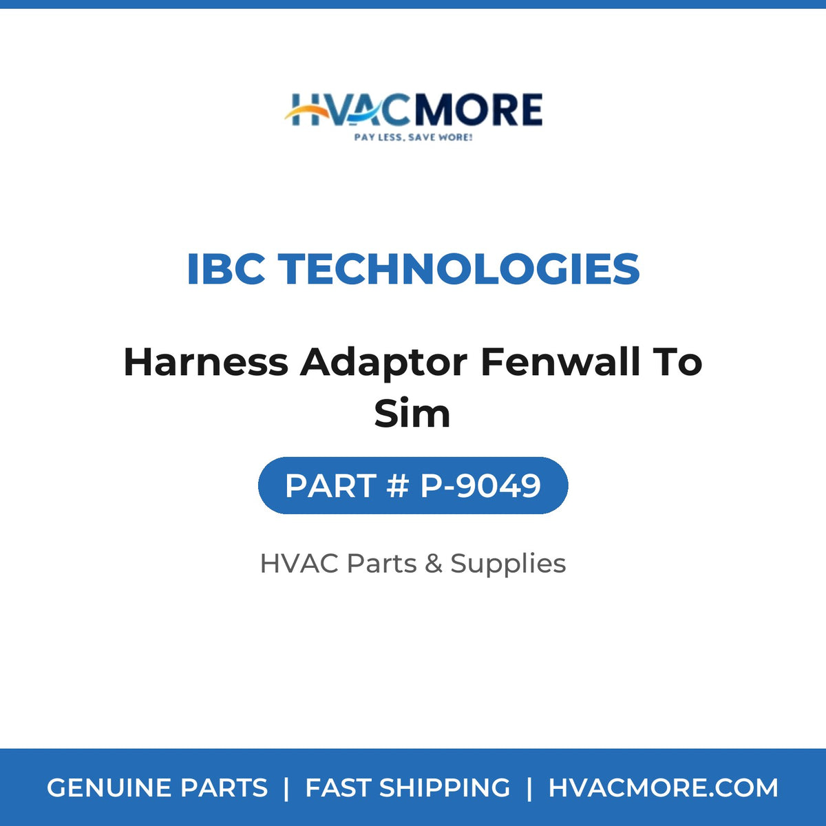 IBC Technologies Harness Adaptor Fenwall To Sim P-9049