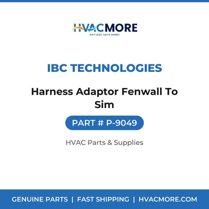 IBC Technologies Harness Adaptor Fenwall To Sim P-9049