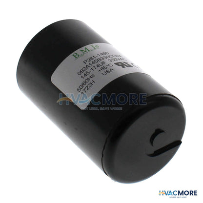 Carrier 330V Round Start Capacitor, 145-174 MFD P281-1460