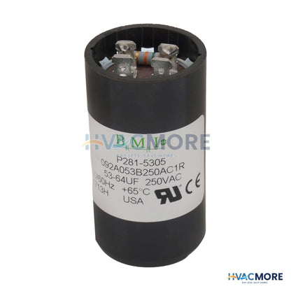 Carrier 53-64 250V Round Start Capacitor P281-5305