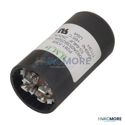 Carrier 53-64 250V Round Start Capacitor P281-5305