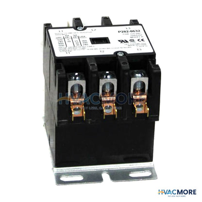 Carrier 3 Pole Contactor (120V, 60 Amp Lug) P282-0632
