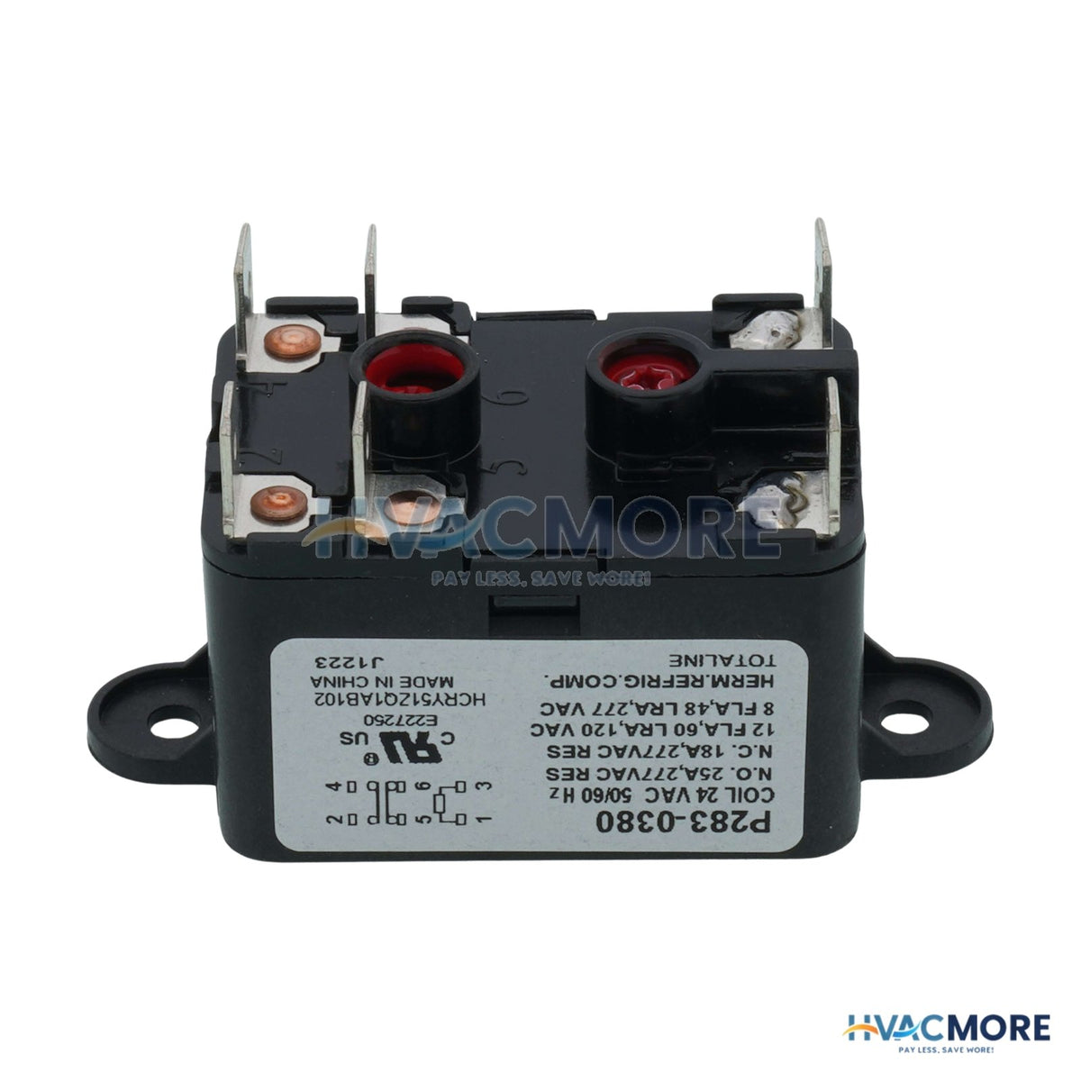 Carrier 24V Coil SPNO - SPNC Fan Relay P283-0380