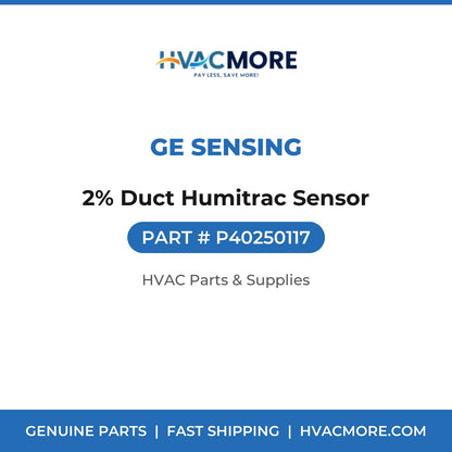 GE Sensing 2% Duct Humitrac Sensor P40250117