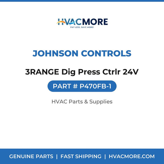 Johnson Controls 3RANGE Dig Press Ctrlr 24V P470FB-1