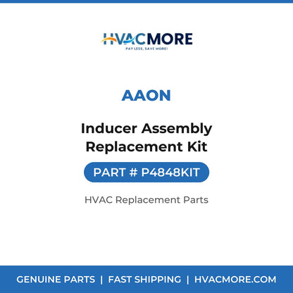 AAON Inducer Assembly Replacement Kit P4848KIT