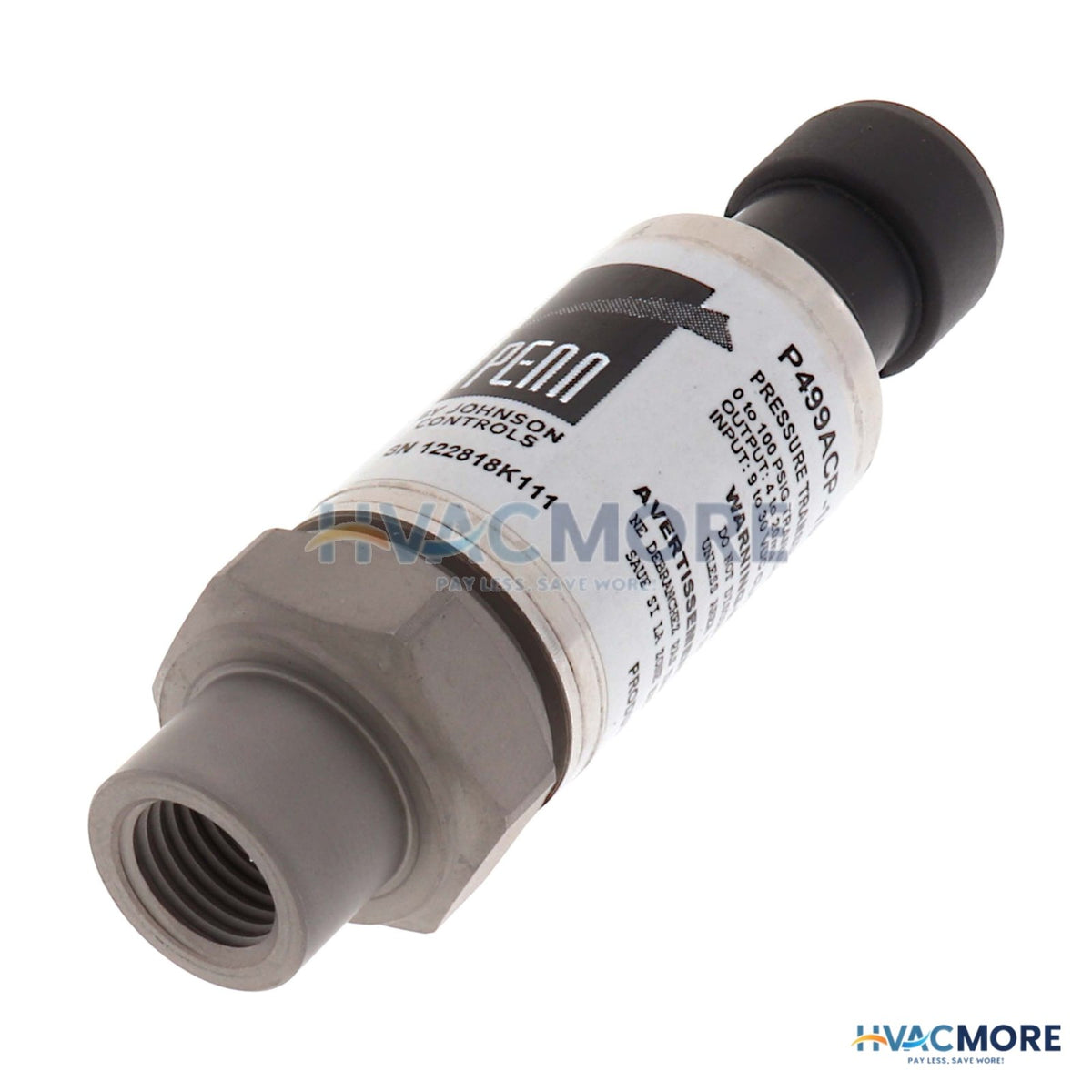 Johnson Controls 0-100 PSI Pressure Transducer Kit P499ACP-101K