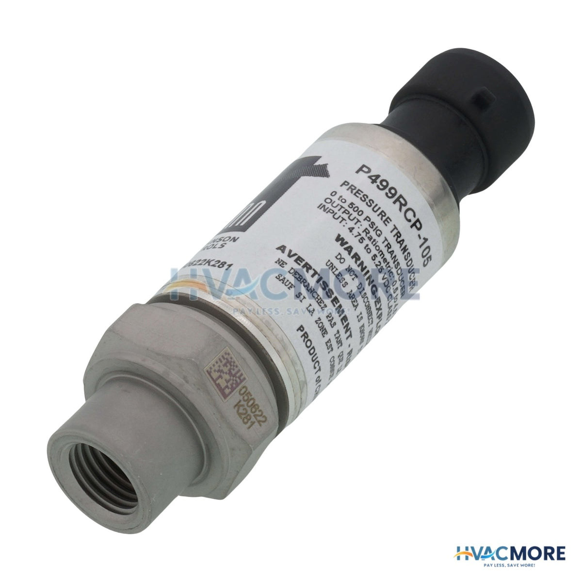 Johnson Controls 0-500 PSIG Electronic Pressure Transducers P499RCP-105K