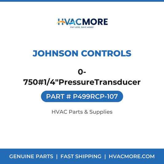 Johnson Controls 0-750#1/4"PressureTransducer P499RCP-107