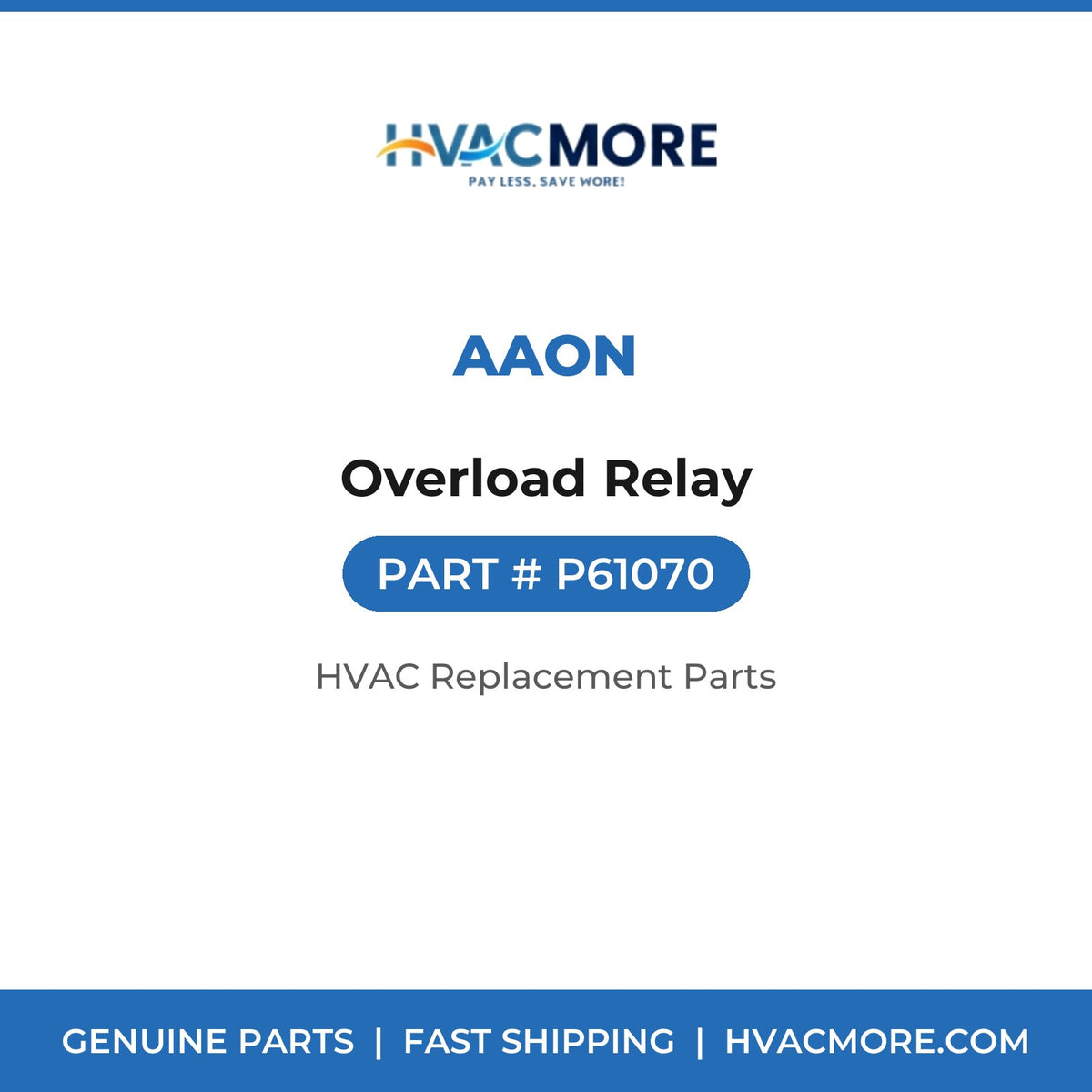 AAON Overload Relay P61070