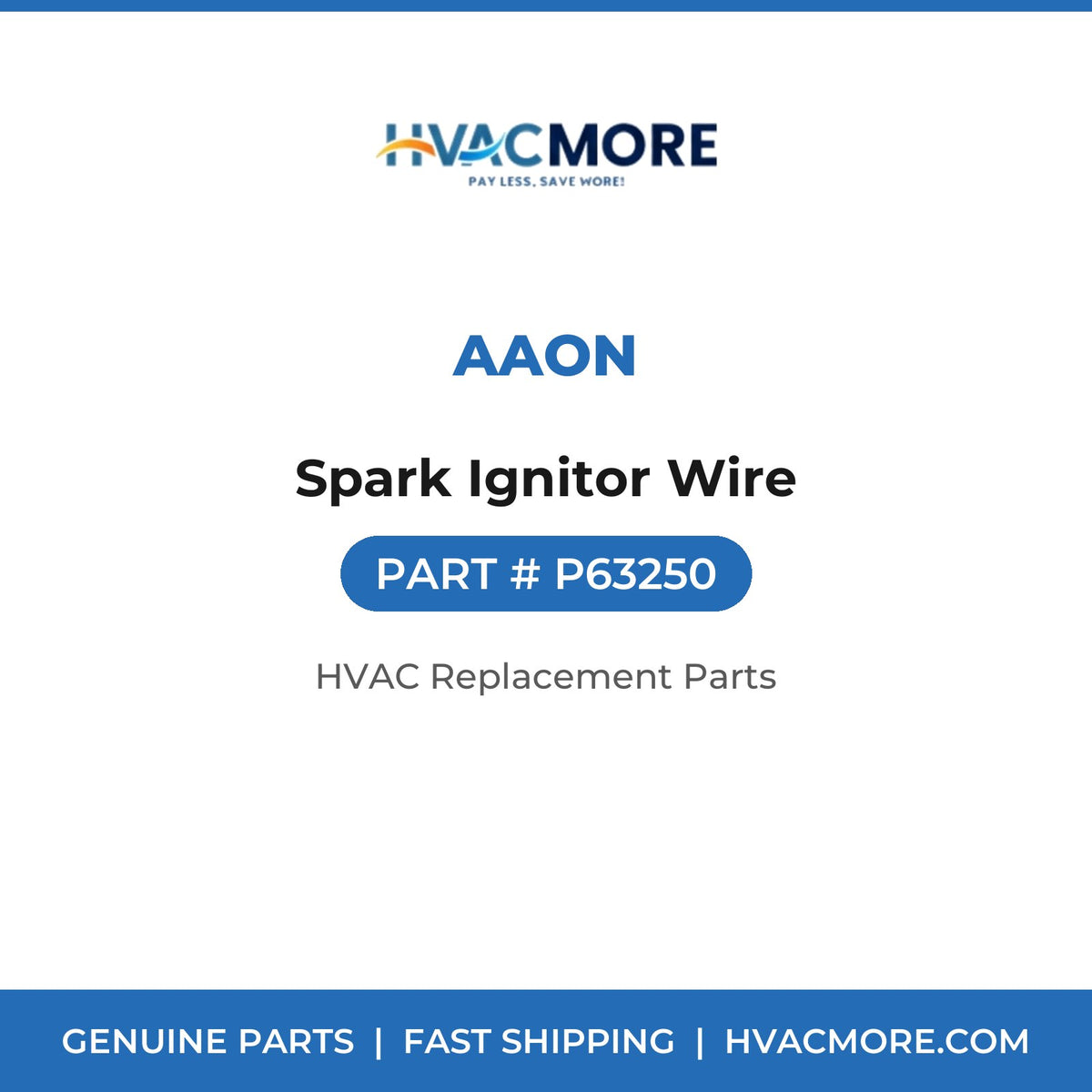 AAON Spark Ignitor Wire P63250