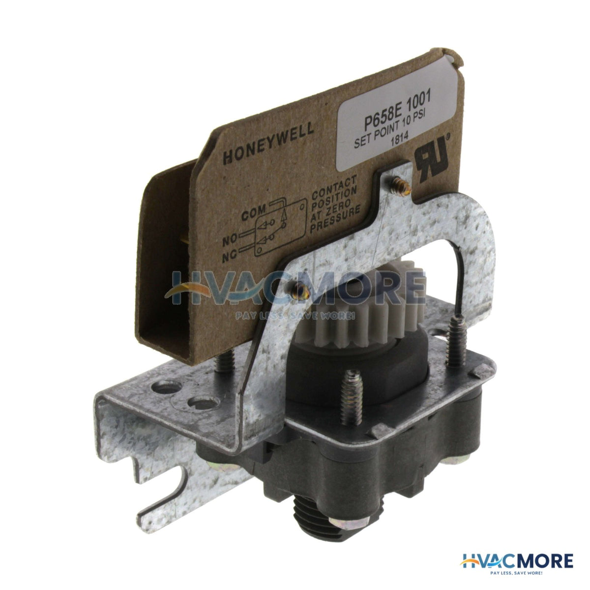 Honeywell Panel Mounted Pneumatic/Electric Switch (NO Factory Calibration) P658E1001