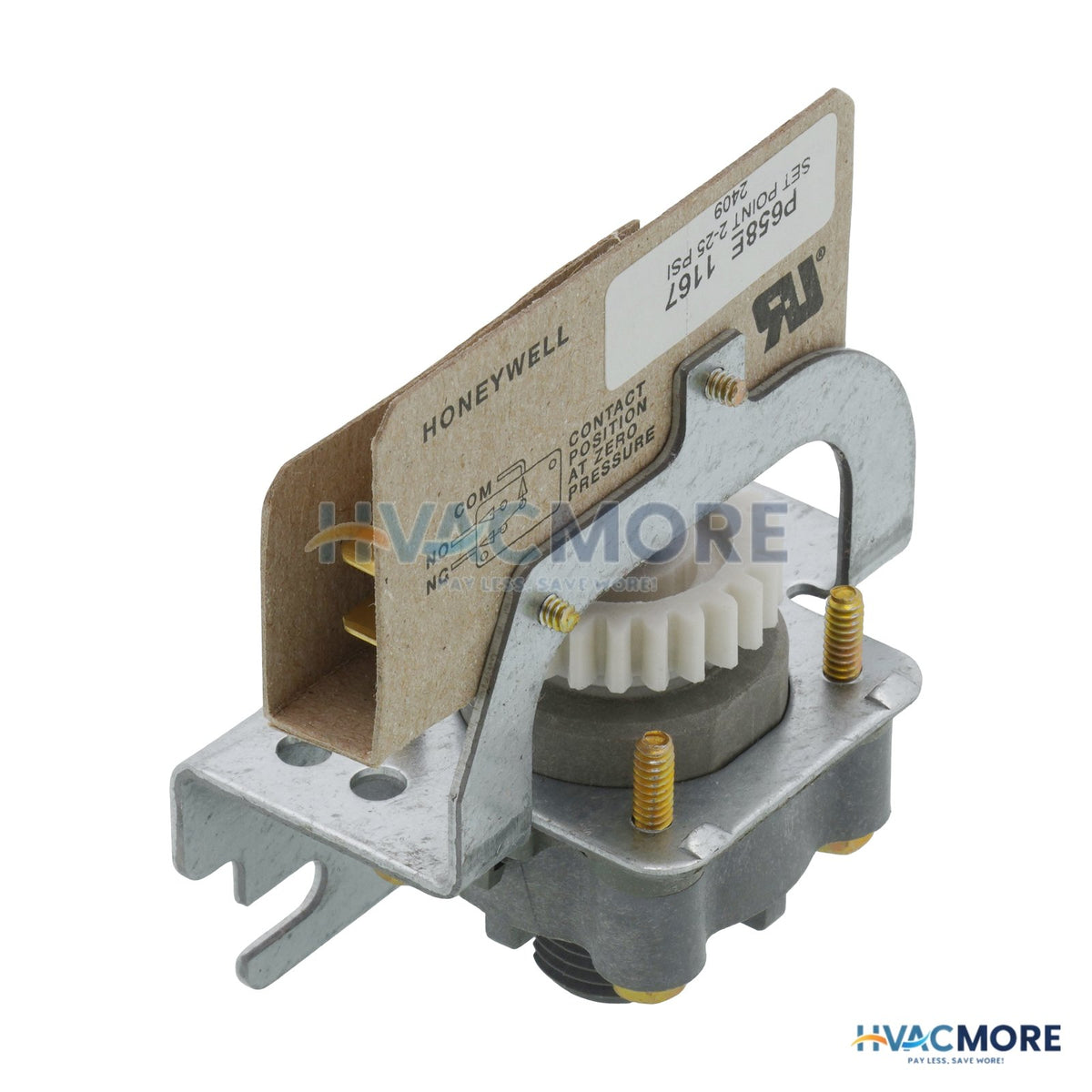 Honeywell Panel Mounted Pneumatic/Electric Switch (2-25 PSI) P658E1167