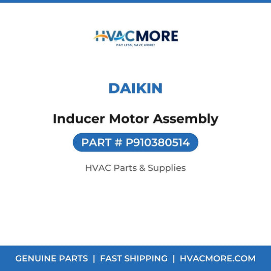 Daikin Inducer Motor Assembly P910380514