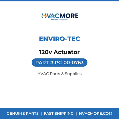 Enviro-tec 120v Actuator PC-00-0763