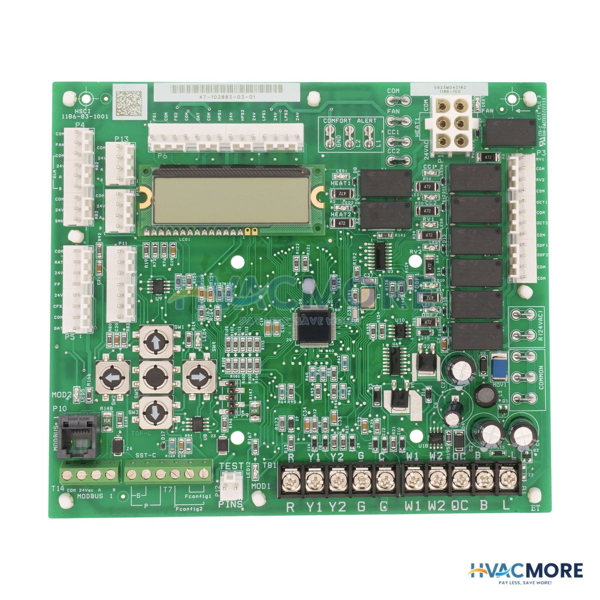 Rheem Rooftop Open Unit Controller Board PD476654