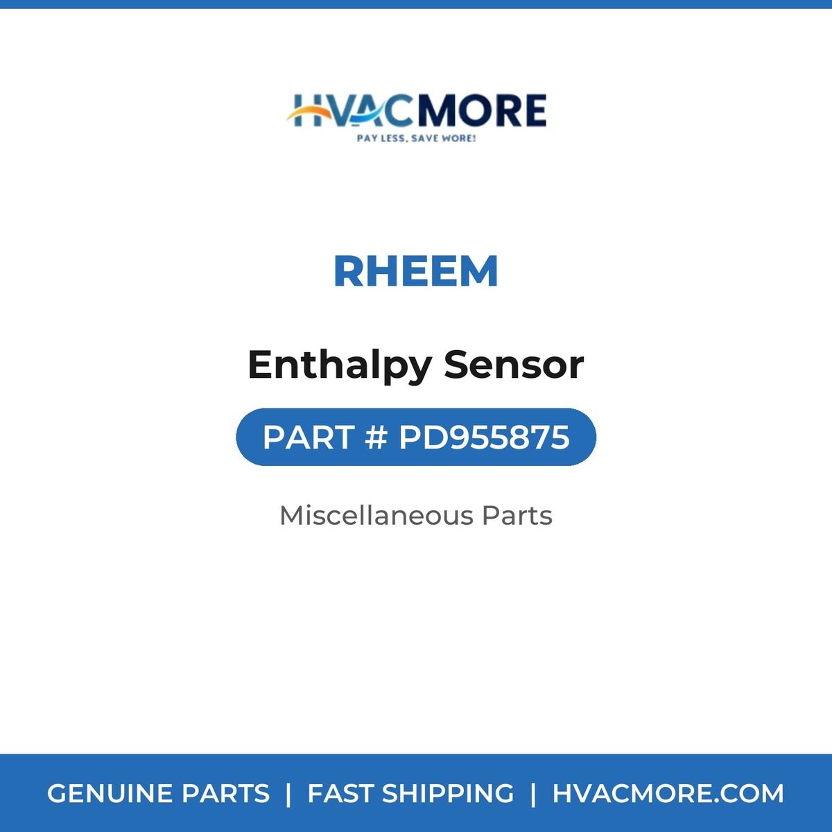 Rheem Enthalpy Sensor PD955875