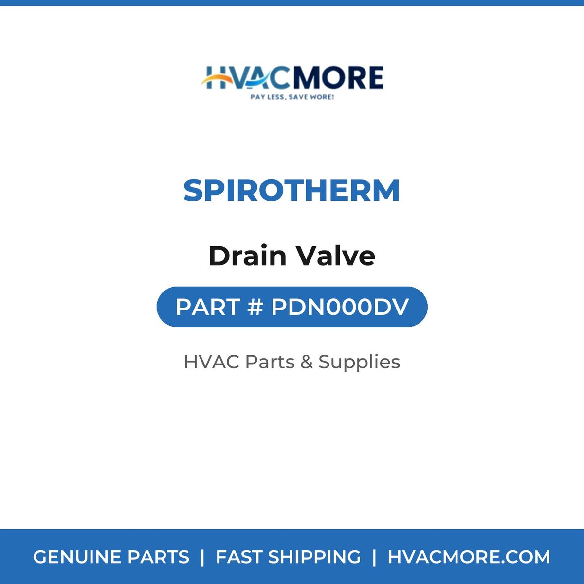 Spirotherm Drain Valve PDN000DV