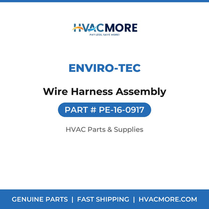Enviro-tec Wire Harness Assembly PE-16-0917