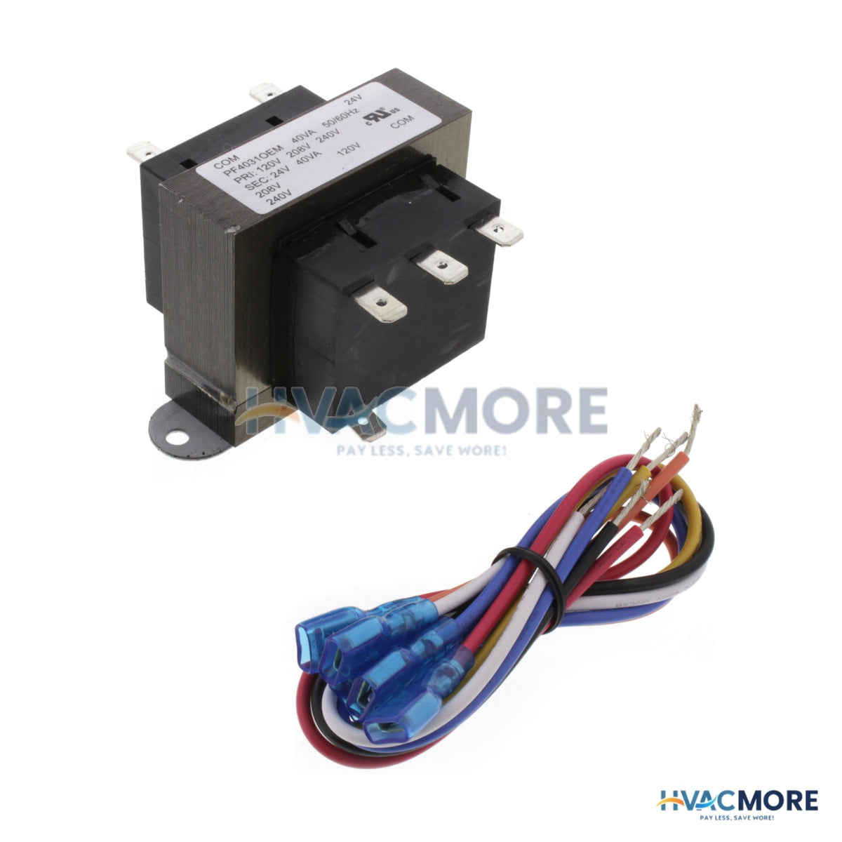 Packard Foot Mount 120/208/240V (Primary) 24V (Secondary) 40VA Transformer PF4031OEM