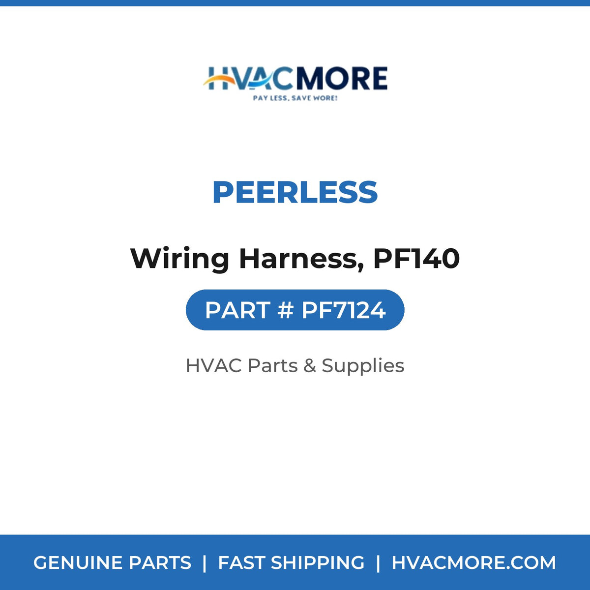 Peerless Wiring Harness, PF140 PF7124