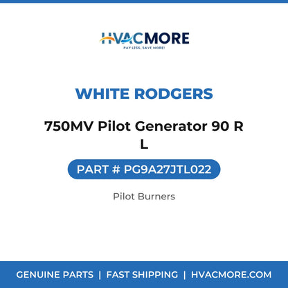 White Rodgers 750MV Pilot Generator 90 R L PG9A27JTL022