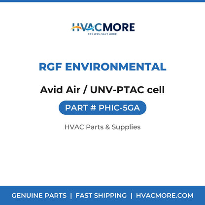 RGF Environmental Avid Air / UNV-PTAC cell PHIC-5GA