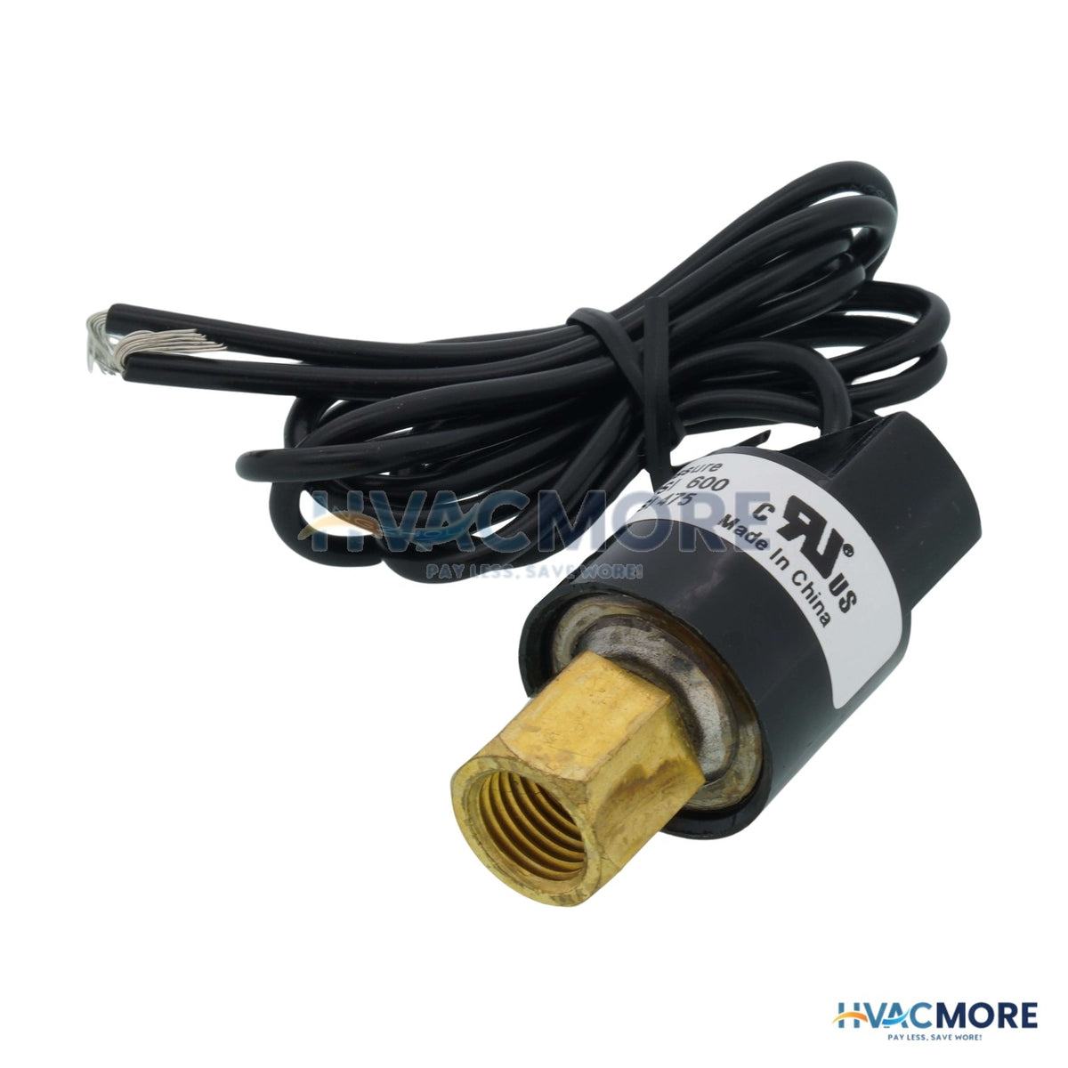 Packard High Pressure Control with ±15 PSI Tolerance (Open 600 PSI/Closed 475 PSI) PHP600475