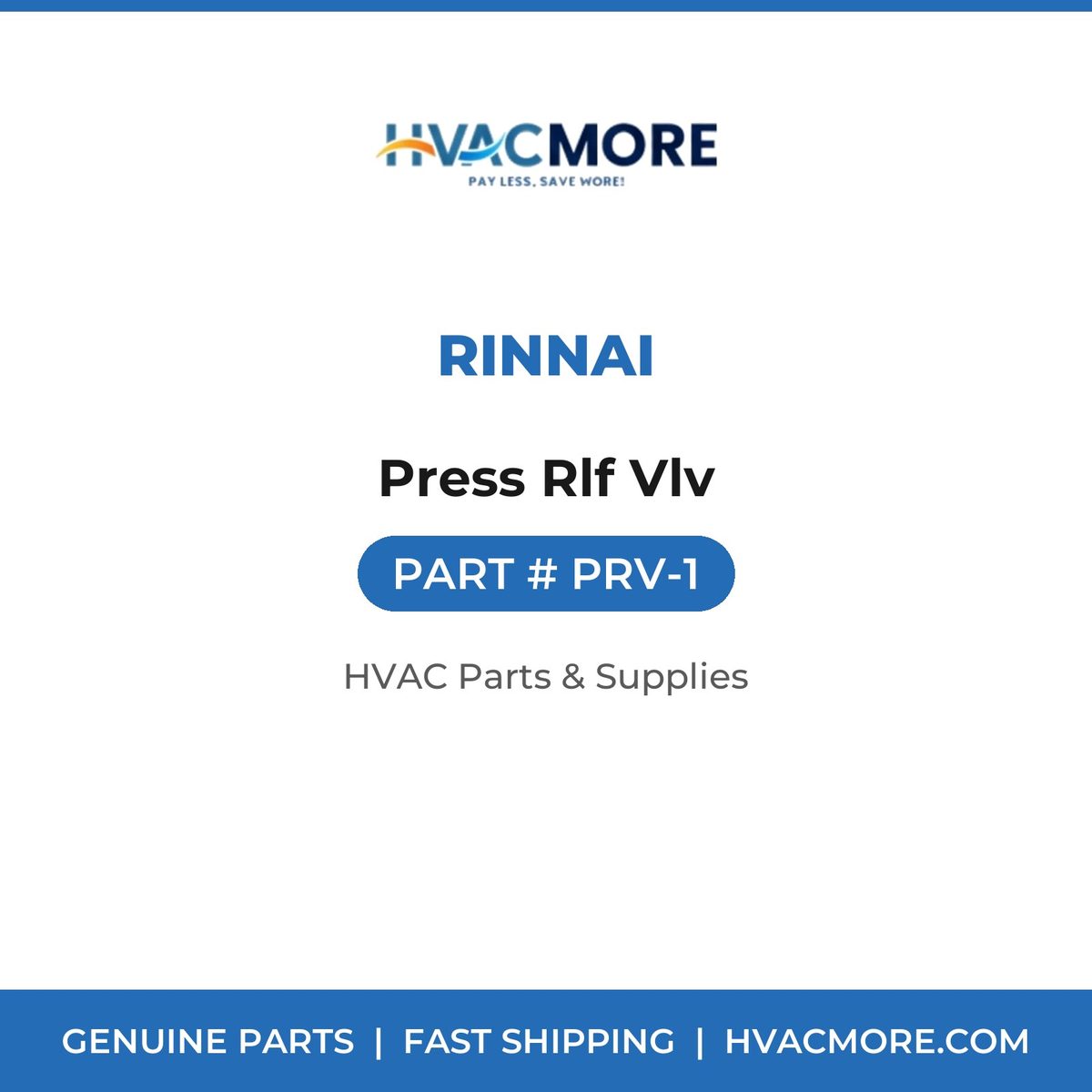 Rinnai Press Rlf Vlv PRV-1